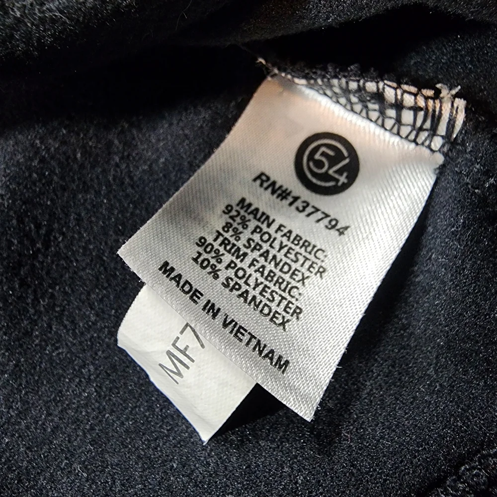CHASE 54 Pullover Quarter Zip Black Blue Men's 2XL